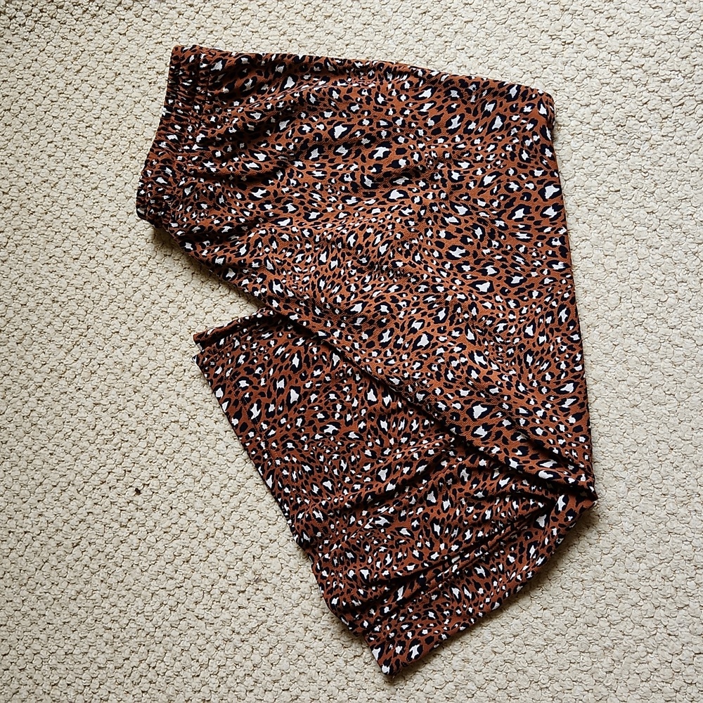 Wide leg cropped banana republic pant